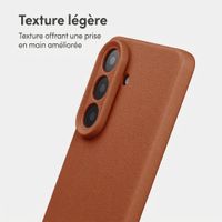 imoshion Coque arrière Texture Samsung Galaxy S26 - Marron