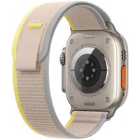 Apple Bracelet Trail Loop Apple Watch | 44/45/46/49 mm - Taille S/M - Jaune / Beige