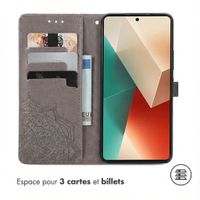 imoshion Etui de télephone Mandala Xiaomi Redmi Note 13 (5G) - Gris