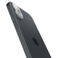 Spigen Optik Lens Protector - Protection complète de la caméra (lot de 2) Apple iPhone 16 / 16 Plus - Crystal Clear