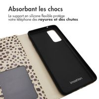 imoshion Étui de télephone portefeuille Design Samsung Galaxy S20 FE - Black And White Dots