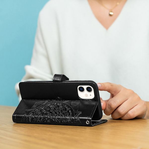 imoshion Etui de télephone Mandala Oppo A53 / Oppo A53s - Noir