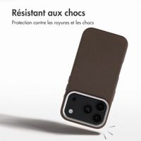 Accezz Coque arrière Mesh avec MagSafe Apple iPhone 17 Pro - Marron