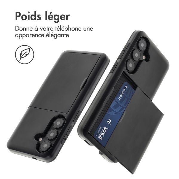 imoshion Coque arrière avec porte-cartes Samsung Galaxy S26 - Noir