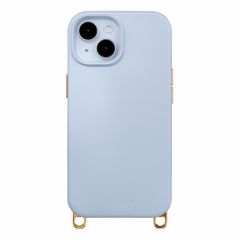 Selencia Coque arrière Rivièra avec MagSafe avec crochets amovibles Apple iPhone 14 / 13 - Powder Blue