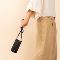 Selencia Cordon de téléphone crossbody - Noir