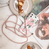 imoshion Coque Design avec cordon Samsung Galaxy A72 - Cherry Blossom