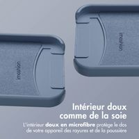 imoshion Coque arrière Color avec cordon amovible et MagSafe Apple iPhone 14 Pro Max - Ash Blue