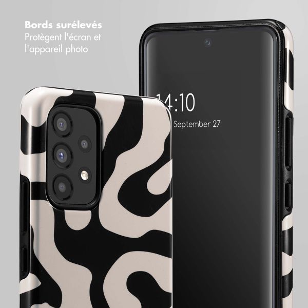 Selencia Coque arrière Vivid Samsung Galaxy A53 - Art Wave Black