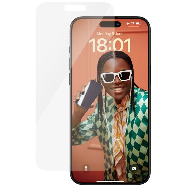PanzerGlass Protection d'écran en verre trempé Anti-bactéries Apple iPhone 15 Pro Max