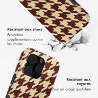 Selencia Coque arrière Vivid avec MagSafe Apple iPhone 16 Pro Max - Pied-de-Poule