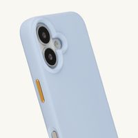 Selencia Coque arrière Rivièra avec MagSafe avec crochets amovibles Apple iPhone 16 - Powder Blue