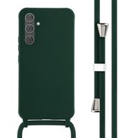 imoshion Coque en silicone avec cordon Samsung Galaxy A54 (5G) - Vert foncé