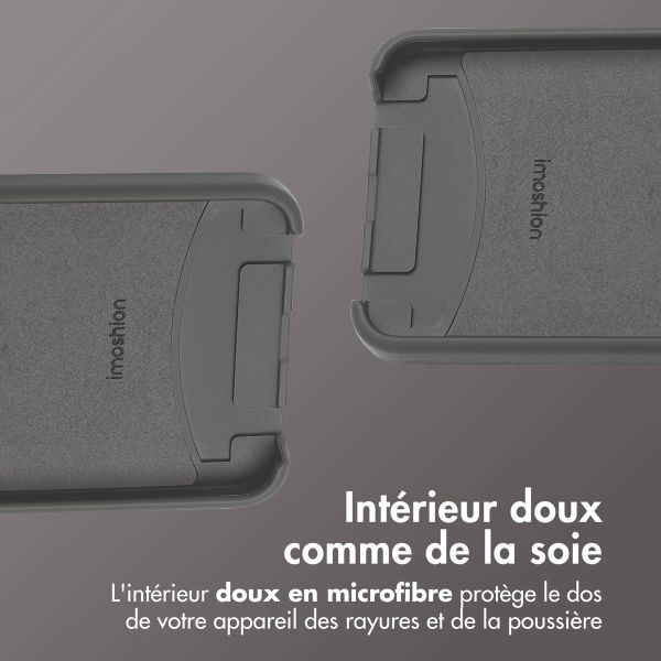 imoshion Coque arrière Color avec cordon amovible et MagSafe Apple iPhone 17e / 16e - Black Coffee