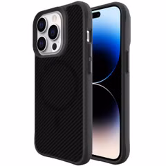 imoshion Rugged Hybrid Carbon Case avec MagSafe Apple iPhone 14 Pro Max - Noir