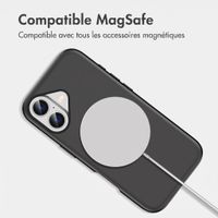 imoshion Coque arrière Color avec Thin MagSafe Ring Apple iPhone 17 - Noir