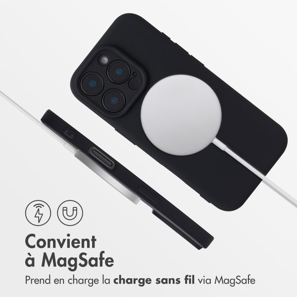 imoshion Coque Couleur avec MagSafe Apple iPhone 16 Pro Max - Noir