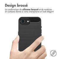 imoshion Coque Brushed Apple iPhone 17e / 16e - Noir