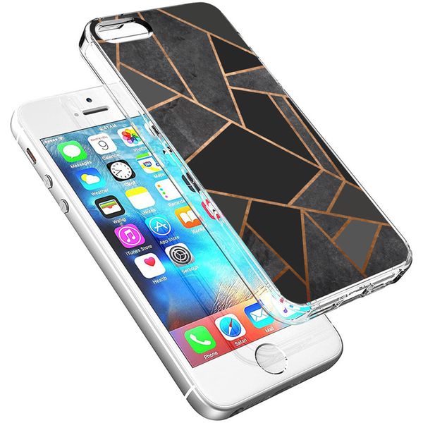 imoshion Coque Design Apple iPhone SE (2016) / 5 / 5s - Black Graphic