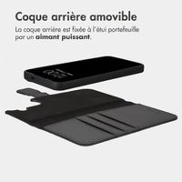 imoshion Étui portefeuille luxe 2-en-1 amovible Samsung Galaxy S26 FE - Noir