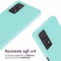 imoshion Coque en silicone avec cordon Xiaomi Redmi Note 11 Pro - Vert menthe