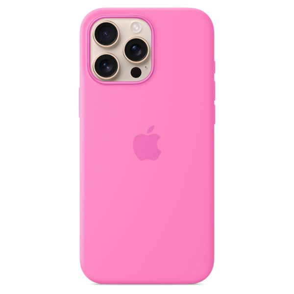 Apple Coque en silicone MagSafe Apple iPhone 16 Pro Max - Peony Pink