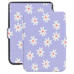 imoshion Design Slim Hard Case Sleepcover Amazon Kindle Paperwhite (2024) / Paperwhite Signature Edition (2024) / Colorsoft (2024) / Colorsoft Signature Edition (2024) - Flowers Distance