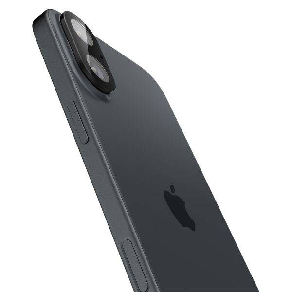 Spigen Optik Lens Protector - Protection complète de la caméra (lot de 2) Apple iPhone 16 / 16 Plus - Black