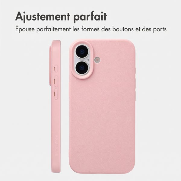 imoshion Coque arrière Texture Apple iPhone 17 - Rose