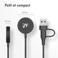 imoshion Câble de charge pour Samsung Galaxy Watch USB-C et USB-A - 0,5 mètre