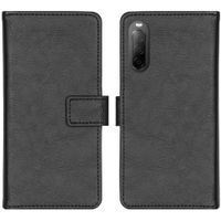 imoshion Étui de télephone portefeuille de luxe Sony Xperia 10 II - Noir