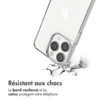 imoshion Coque avec dragonne + bracelet Apple iPhone 15 Pro Max - Perles Cœurs