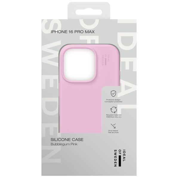iDeal of Sweden Coque Silicone Apple iPhone 16 Pro Max - Bubble Gum Pink