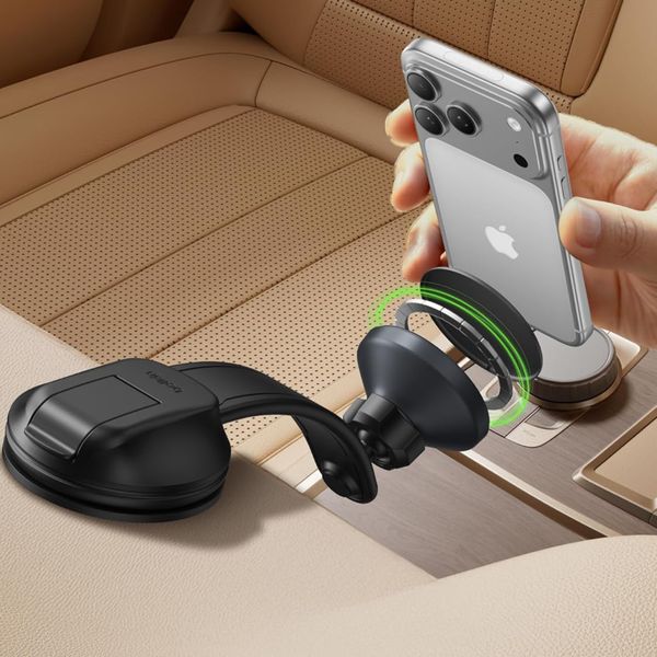 Belkin Support Téléphone Magnétique Qi2 - Chargeur Voiture avec Adaptateur 27W - Tableau de bord / Grille de ventilation