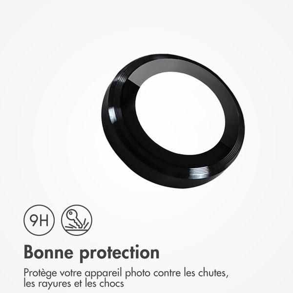 imoshion Lot de 2 protections d'objectif de caméra pour Apple iPhone 17e / 16e - Noir