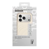 iDeal of Sweden Coque Soft Swirl Silicone MagSafe Apple iPhone 17 Pro Max - Cloud Dancer