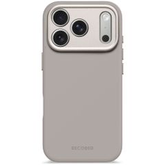 Decoded Coque en silicone MagSafe Apple iPhone 17 Pro - Soft Taupe
