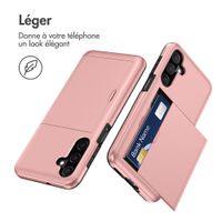imoshion Coque arrière avec porte-cartes Samsung Galaxy A18 (4G) - Rose Gold
