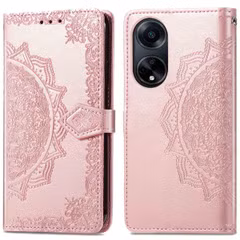 imoshion Etui de télephone Mandala Oppo A98 - Rose Doré
