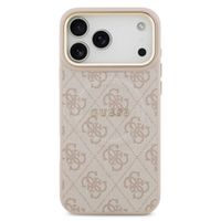 Guess Coque MagSafe Classic avec logo 4G Apple iPhone 17 Pro - Rose