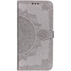 Etui de télephone portefeuille Mandala Samsung Galaxy A50 / A30s - Gris