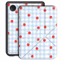 imoshion Étui de liseuse portefeuille design Pliable Kobo Clara Colour / BW - Cherry Check