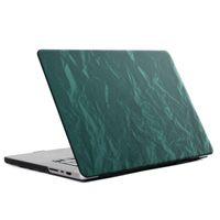 Selencia Coque en velours Apple MacBook Air 13 pouces (2018-2020) - Vert foncé