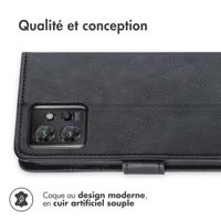 imoshion Étui de télephone portefeuille de luxe Motorola ThinkPhone - Noir