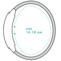 imoshion Bracelet en cuir véritable Apple Watch | 38/40/41/42 mm - Rouge