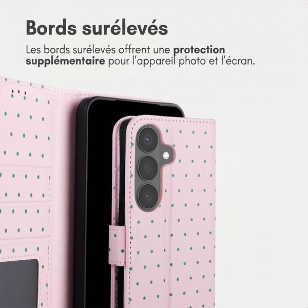 imoshion Étui de télephone portefeuille Design Samsung Galaxy S26 - Happy Dots