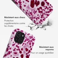 Selencia Coque arrière Vivid avec MagSafe Apple iPhone 15 - Cosmic Orchid