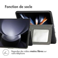 imoshion Étui de télephone portefeuille de luxe Samsung Galaxy Z Fold 6 - Noir