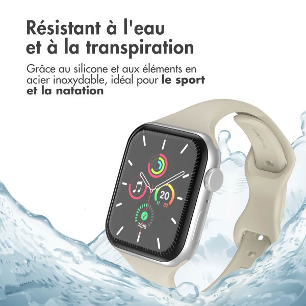 imoshion Bracelet slim en silicone Apple Watch | 38/40/41/42 mm - Starlight