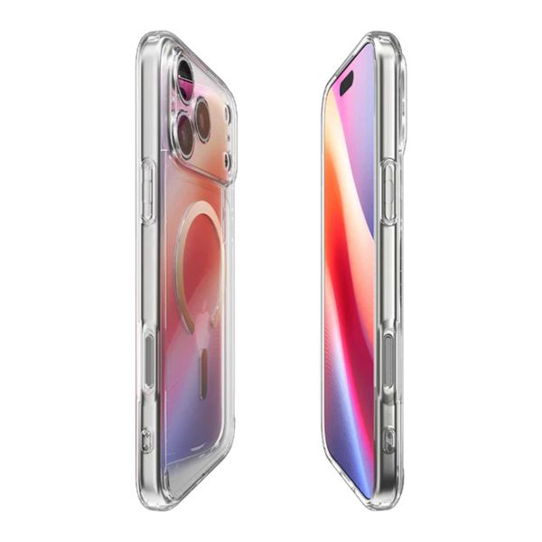 Spigen Coque Ultra Hybrid MagSafe Apple iPhone 17 Pro - Clear Gold